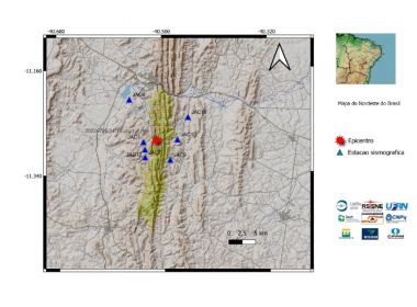 Tremores de terra de baixa potência são registrados em Jacobina e Jaguarari