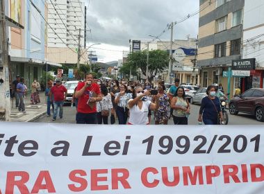 Jequié: Servidores da prefeitura entram em 3° dia de greve e cobram reajuste salarial