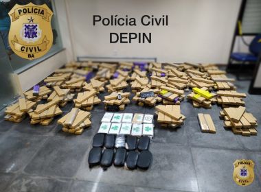 Feira de Santana: Polícia apreende mais de 420 kg drogas; material vinha de São Paulo