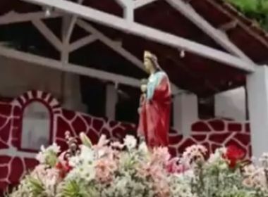 São Félix: Imagem tradicional de Santa Bárbara segue desaparecida após furto