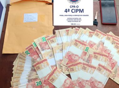 Macaúbas: Homem é preso ao receber pacote de mais de R$ 1 em notas falsas