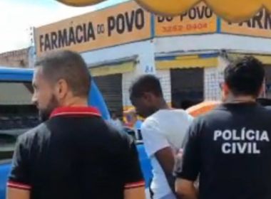 VÍDEO: Homem é preso após ser flagrado arrombando loja no centro de Eunápolis