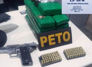 Seabra: Dupla é presa com arma e drogas após quase 70 km de perseguição policial