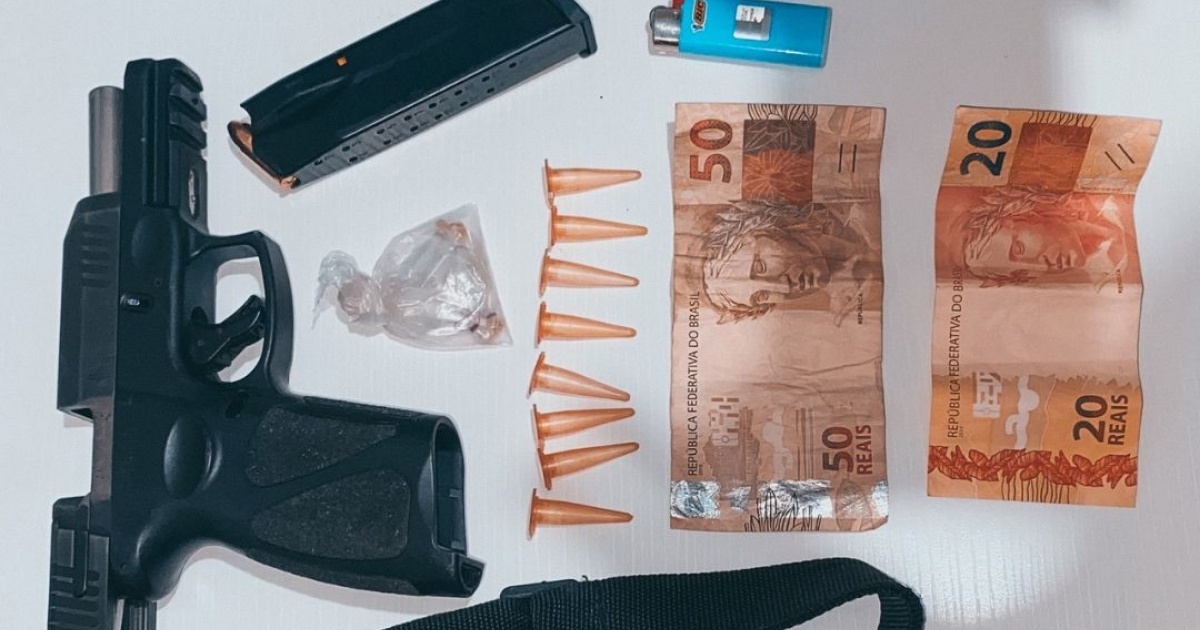 URGENTE: PM Apreende Arma e Drogas em Operação Surpreendente em Mata de São João!