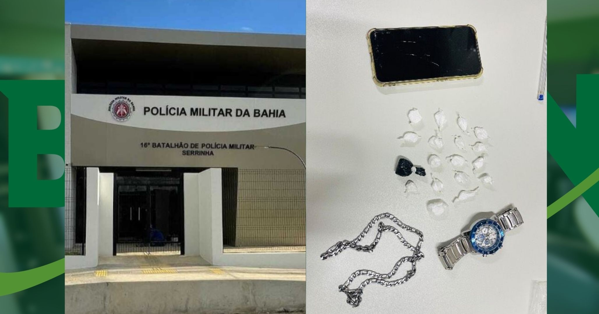 Homem é preso com cocaína após tentar fugir de viatura na zona rural de Araci