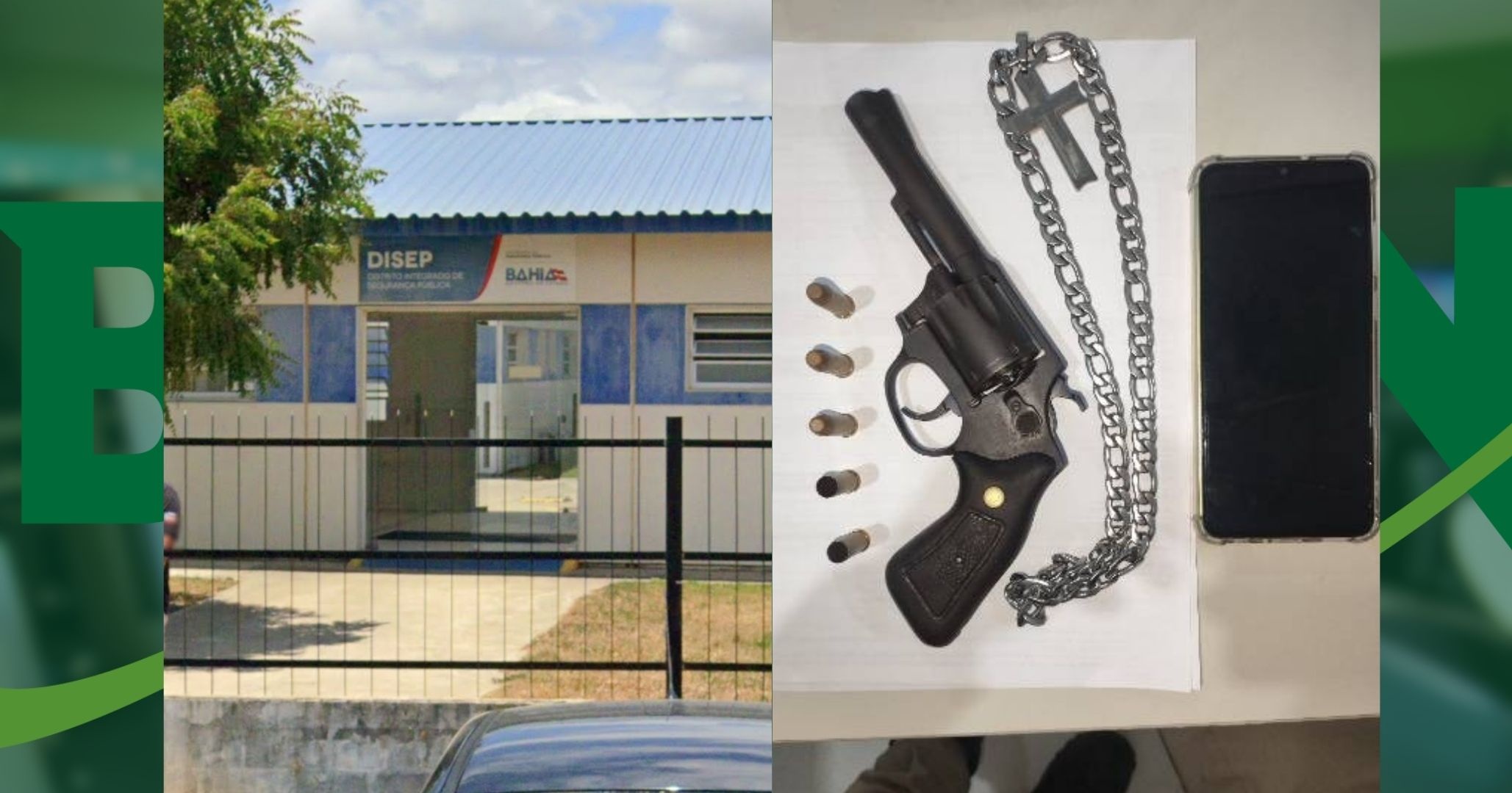 Polícia militar prende homem com revólver de numeração raspada em Teofilândia