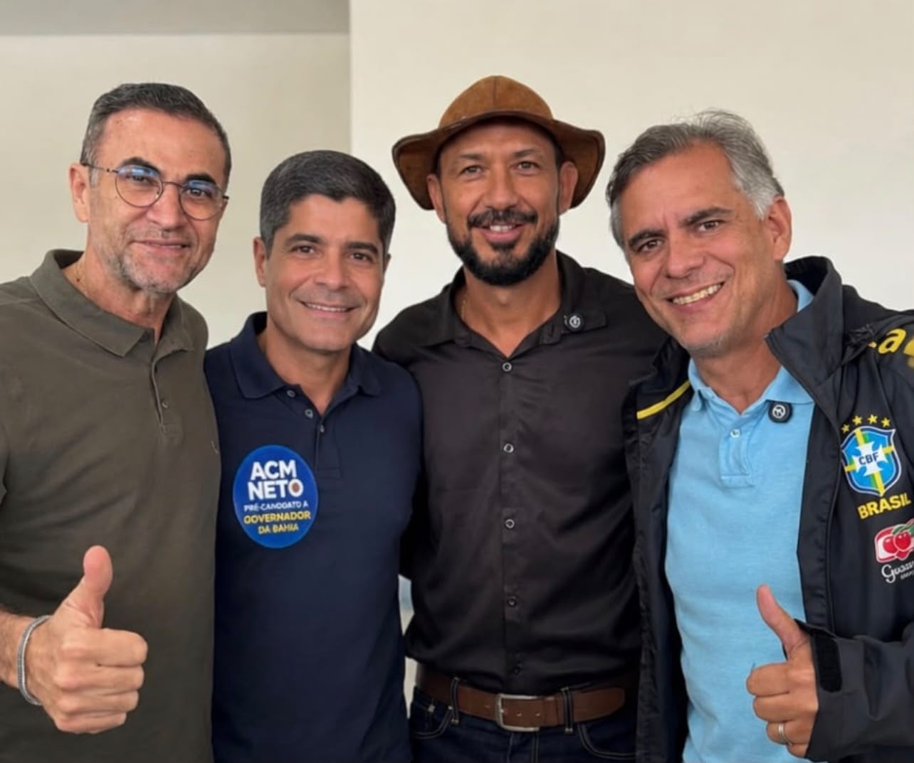 Prefeito de Lagedo do Tabocal denuncia foto manipulada com ACM Neto e reafirma apoio a Jerônimo