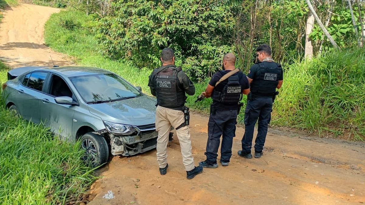 Polícia Civil recupera carro de motorista de aplicativo em cerco a quadrilha de assaltantes