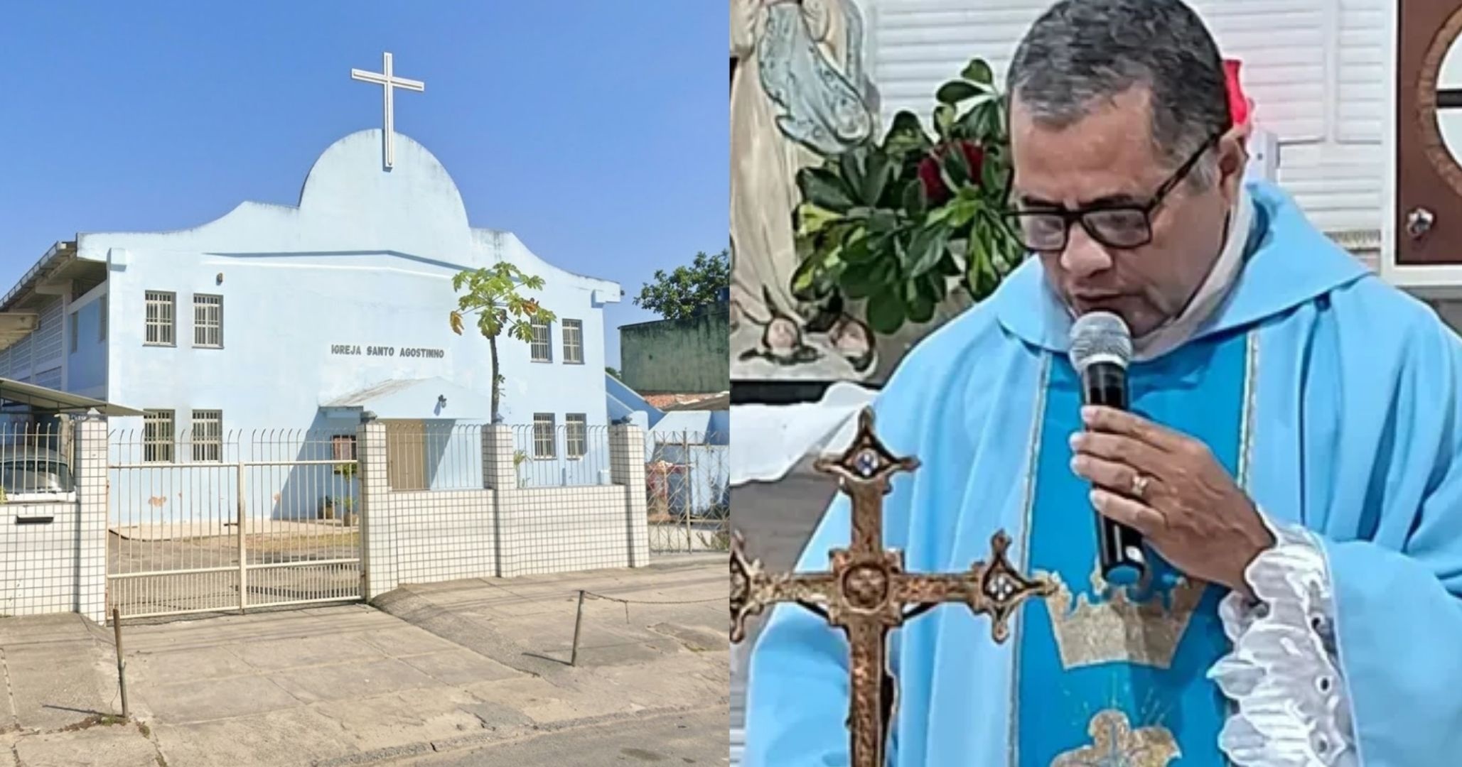 VÍDEO: Tiroteio interrompe missa transmitida ao vivo em paróquia de Lauro de Freitas