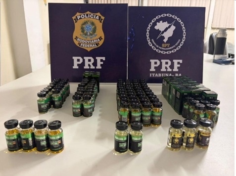 PRF apreende 108 ampolas de anabolizantes em encomendas durante fiscalização no Sul da Bahia
