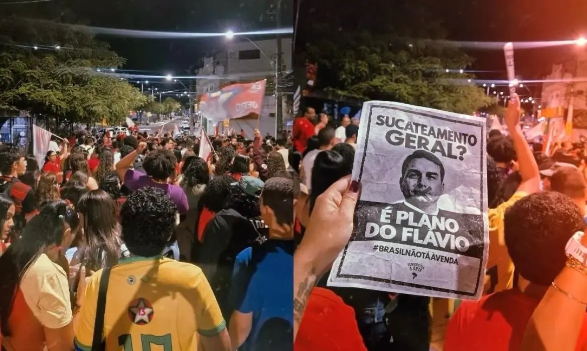 Estudantes realizam caminhada no Norte baiano em apoio à reeleição do presidente