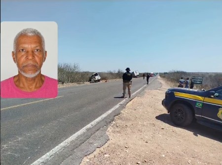 Idoso morre após colisão entre carro e caminhão em trecho da BR-116 na Bahia