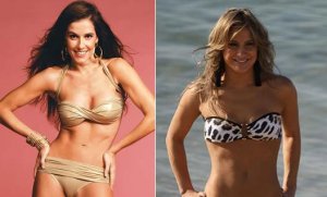 Deborah Secco elogia corpo sarado de Claudia Leitte