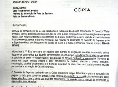 Feira de Santana perde R$ 240 mil para construção de quadras por falta de documentação
