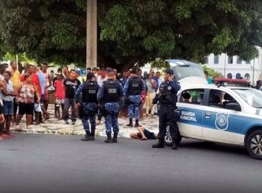 Guarda municipal mata morador de rua em frente ao Elevador Lacerda