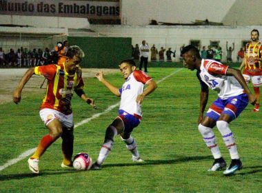 Bahia e Juazeirense ficam no empate no Adauto Moraes no primeiro jogo da semifinal