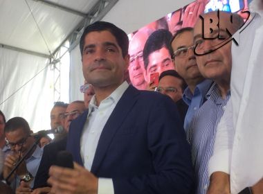 ACM Neto mantém mistério em inauguração: ‘Aqui não tem nenhum sinal de candidatura’