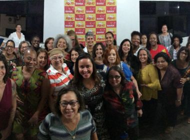 Lídice recebe apoio de grupo de mulheres ligados ao PT, PSOL e Rede