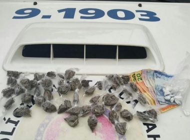 Drogas são encontradas em telhado de escola no Subúrbio Ferroviário