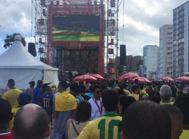 'Arena' na Barra reúne menos de 10 mil pessoas para jogo do Brasil e show 