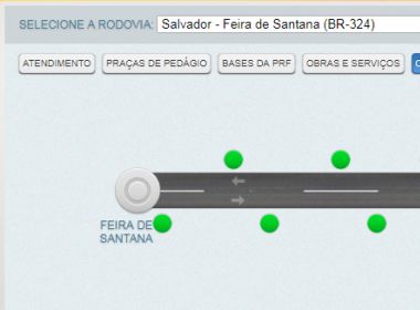 BR-324 e BR-116 registram tráfego normal durante tarde deste sábado