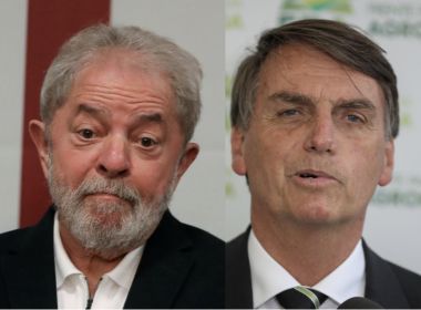 Bolsonaro e Lula empatam no primeiro lugar em intenções de voto em SP, diz pesquisa