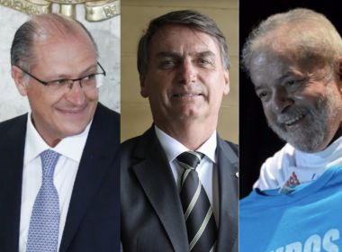 Sem Lula, pesquisa mostra Bolsonaro e Alckmin empatados em São Paulo