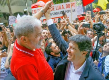 Apresentado por Lula, Haddad chega a segundo lugar em pesquisa
