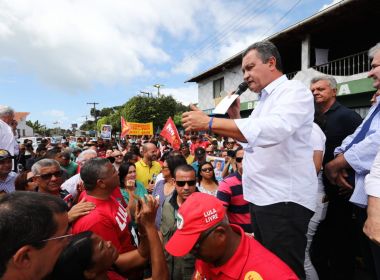 Em campanha pelo interior Rui Costa diz querer ver 'Bahia dar a maior votaÃ§Ã£o a Lula'