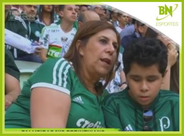 Destaque em Esportes: Da arquibancada, mãe narra jogo para filho deficiente visual