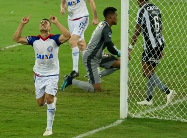 Nos pênaltis, Bahia vence o Botafogo e vai às quartas da Sul-Americana