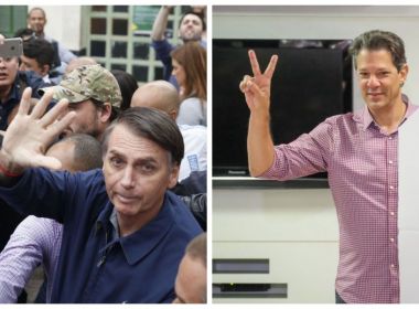 Bolsonaro e Haddad disputam segundo turno das eleições 2018