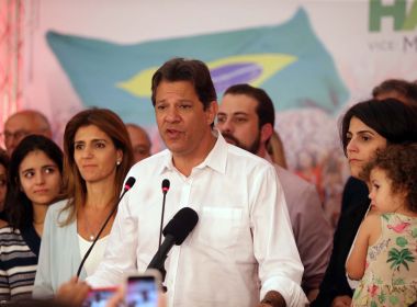 ‘Verás que o professor não foge à luta’, diz Haddad ao defender oposição do PT