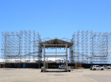 Montagem de estruturas para o Festival Virada Salvador chega Ã  fase final
