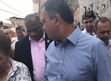Durante inauguração de encosta, Rui ironiza fala de ministra: ‘A vida é colorida’