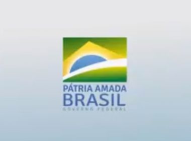 Bolsonaro divulga nova marca do governo federal com slogan 'Pátria Amada Brasil'
