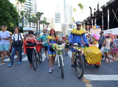 Bike Fuzuê leva animação e conscientização para Avenida: 'Respeite os ciclistas'