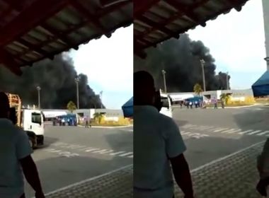 Incêndio atinge dique de tanque da Refinaria Landulpho Alves nesta quarta