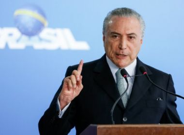 Preso em São Paulo, Temer será levado para sede da PF no Rio de Janeiro, diz TV