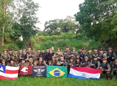 Bope da Bahia ensina técnicas de patrulhamento urbano e rural para polícia do Paraguai