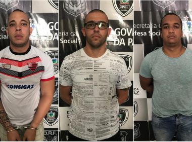 Policiais da Bahia são presos na Paraíba suspeitos de sequestros de empresários