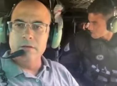 Helicóptero com Witzel a bordo metralhou tenda de orações 