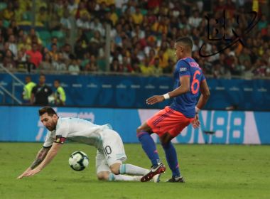 Colômbia desbanca Argentina na Arena Fonte Nova na estreia na Copa América