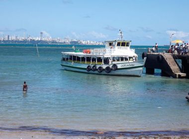 Maré baixa encerra travessia Salvador-Mar Grande mais cedo neste domingo