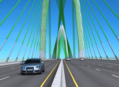 Moradores da ilha vão pagar metade do valor do pedágio para atravessar ponte