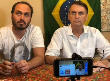 Líder do PSL no Senado pede a Bolsonaro que interne filho Carlos em clinica psiquiátrica