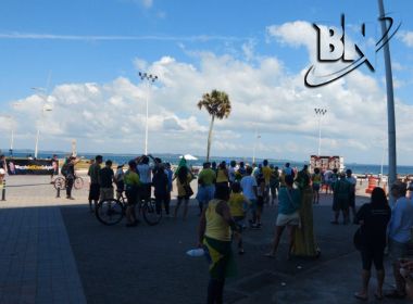 Ato contra decisão do STF na Barra reúne cerca de 50 pessoas: 'Feito em cima da hora'
