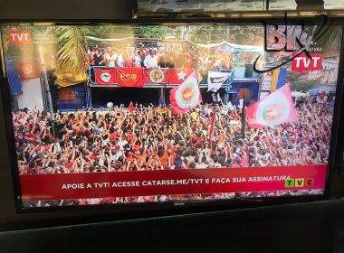 Canal público baiano, TVE exibe discurso de Lula em São Bernardo do Campo 