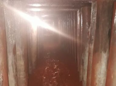 Polícia descobre túnel de 60 metros que ia até cofre de banco em MS; Duas pessoas morreram