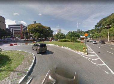 Retorno na Av. ACM será fechado na próxima quinta-feira por causa das obras do BRT